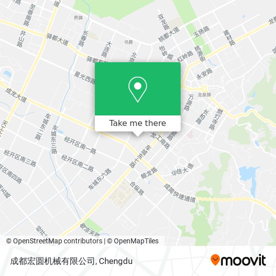 成都宏圆机械有限公司 map