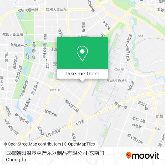 成都朝阳浪琴林产乐器制品有限公司-东南门 map