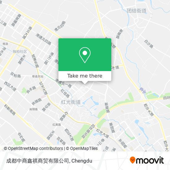 成都中商鑫祺商贸有限公司 map