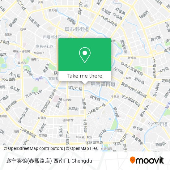 遂宁宾馆(春熙路店)-西南门 map