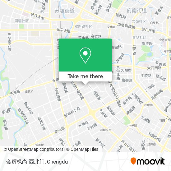 金辉枫尚-西北门 map