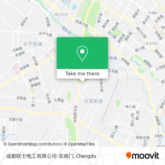 成都联士电工有限公司-东南门 map