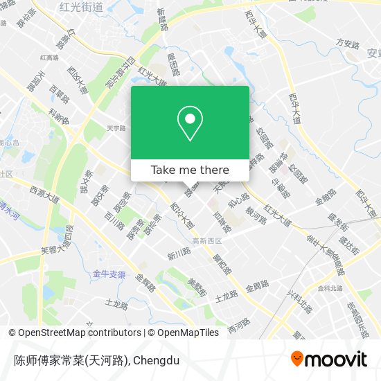 陈师傅家常菜(天河路) map