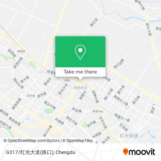 G317/红光大道(路口) map