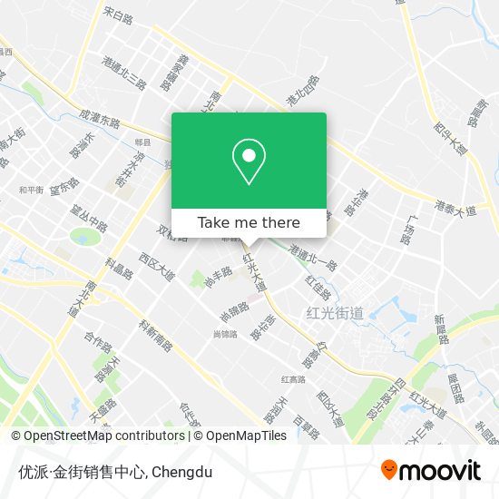 优派·金街销售中心 map
