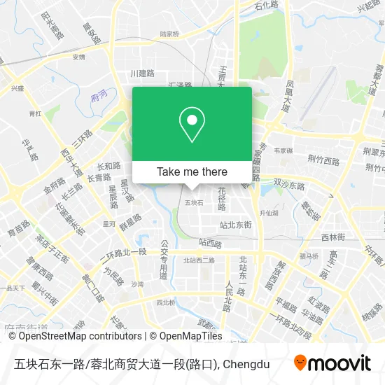 五块石东一路/蓉北商贸大道一段(路口) map