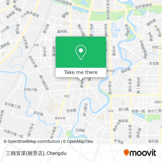 三顾冒菜(丽景店) map