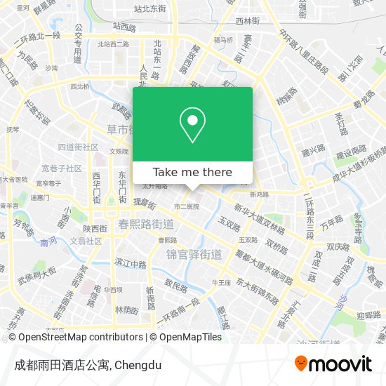 成都雨田酒店公寓 map