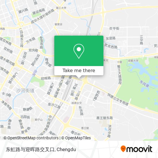 东虹路与迎晖路交叉口 map