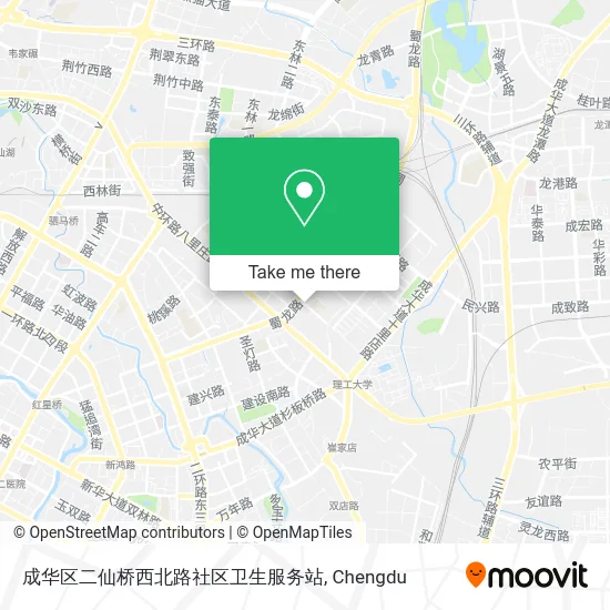 成华区二仙桥西北路社区卫生服务站 map