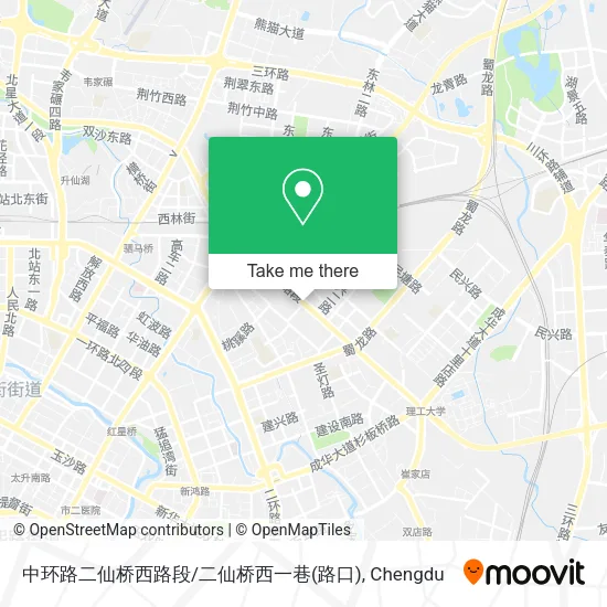 中环路二仙桥西路段/二仙桥西一巷(路口) map