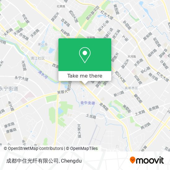 成都中住光纤有限公司 map