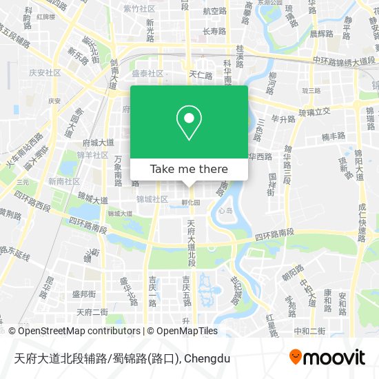 天府大道北段辅路/蜀锦路(路口) map
