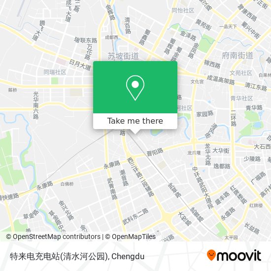 特来电充电站(清水河公园) map