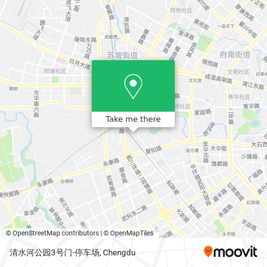 清水河公园3号门-停车场 map