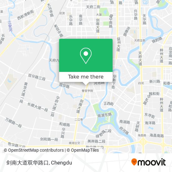 剑南大道双华路口 map