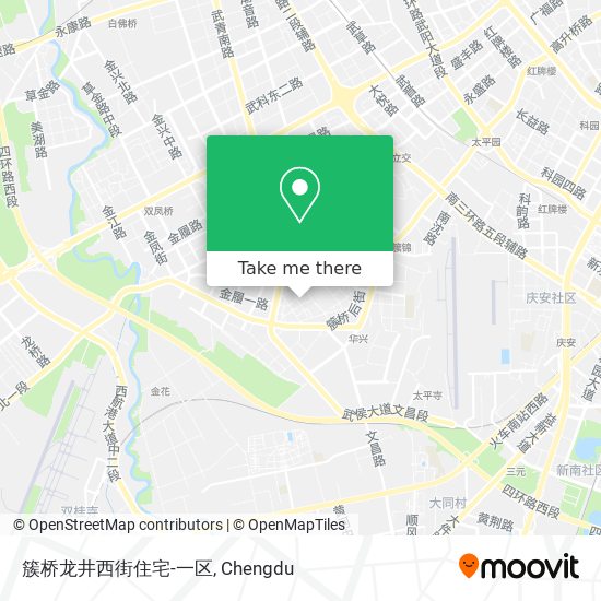 簇桥龙井西街住宅-一区 map