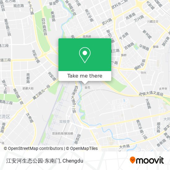 江安河生态公园-东南门 map