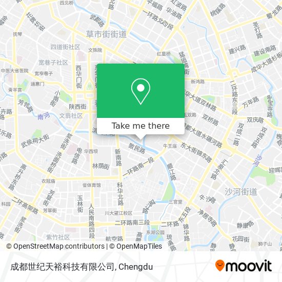 成都世纪天裕科技有限公司 map