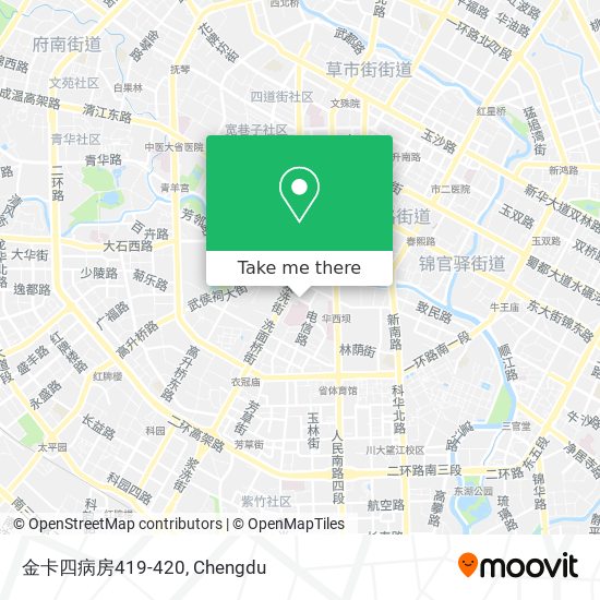 金卡四病房419-420 map