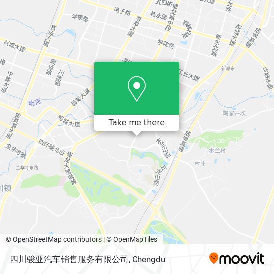 四川骏亚汽车销售服务有限公司 map