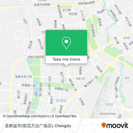 圣辉超市(双流万达广场店) map