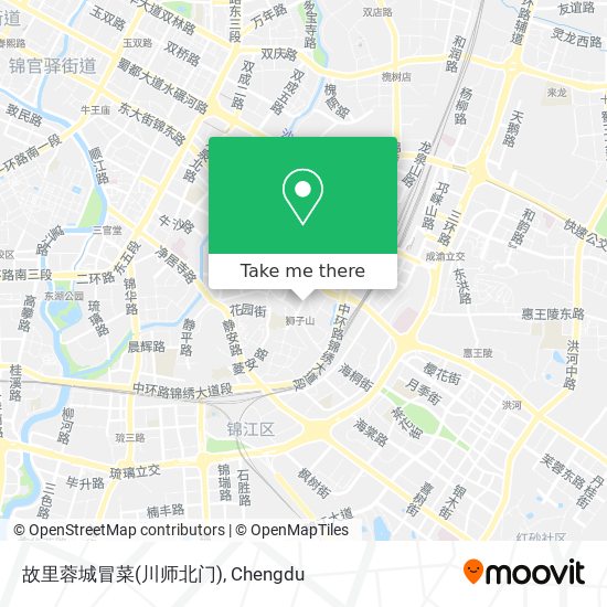 故里蓉城冒菜(川师北门) map