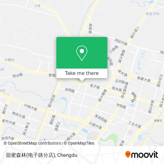 甜蜜森林(电子路分店) map