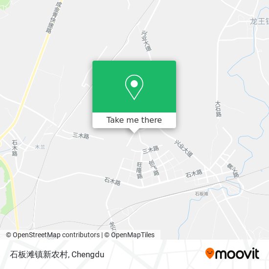 石板滩镇新农村 map