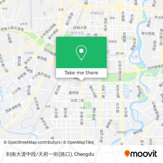 剑南大道中段/天府一街(路口) map