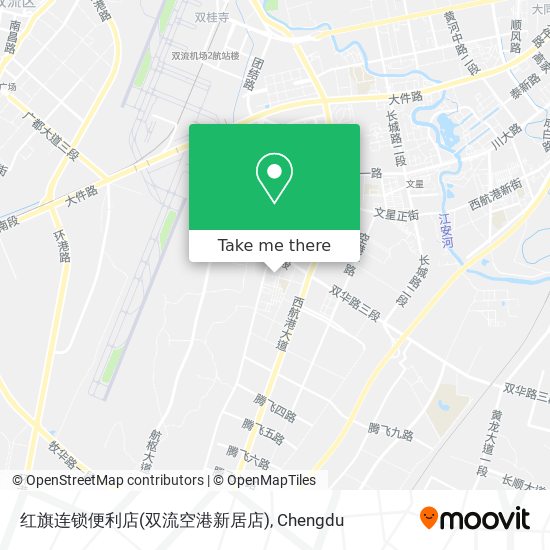 红旗连锁便利店(双流空港新居店) map