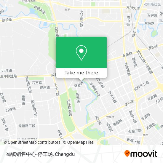 蜀镇销售中心-停车场 map