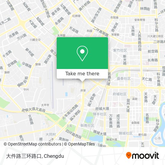 大件路三环路口 map
