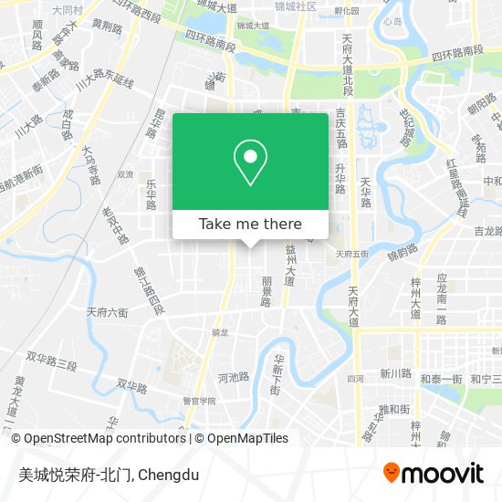 美城悦荣府-北门 map
