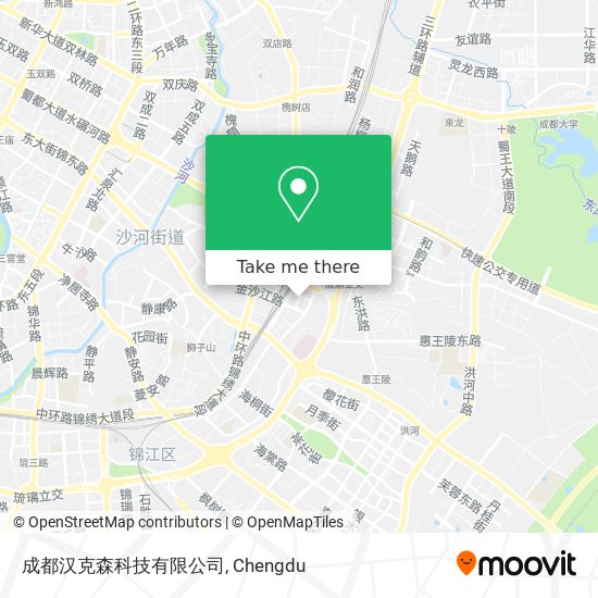 成都汉克森科技有限公司 map