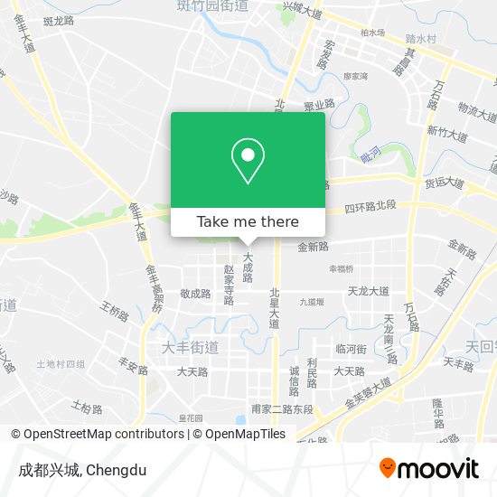 成都兴城 map
