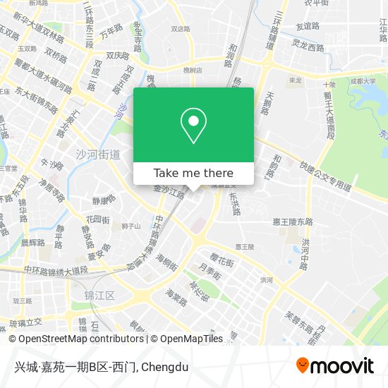 兴城·嘉苑一期B区-西门 map