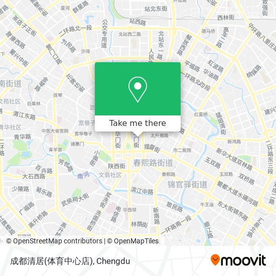 成都清居(体育中心店) map