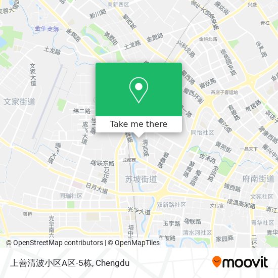 上善清波小区A区-5栋 map