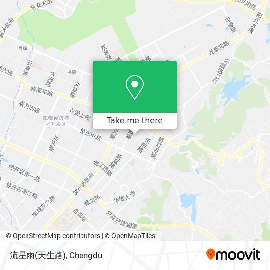 流星雨(天生路) map