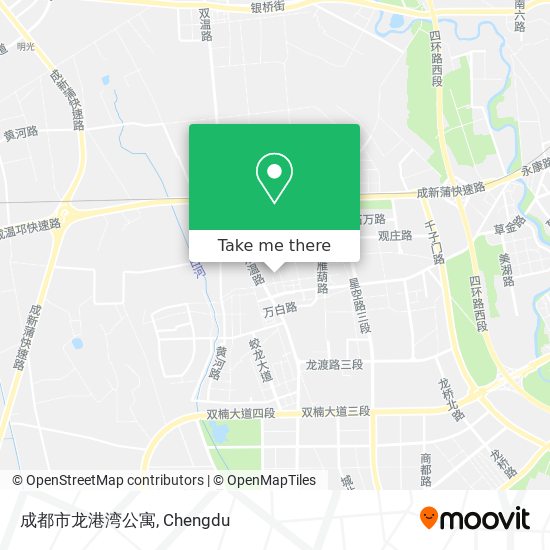 成都市龙港湾公寓 map
