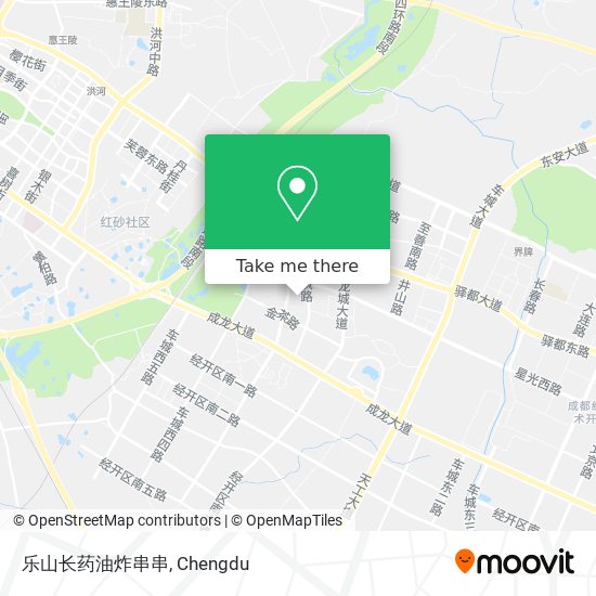 乐山长药油炸串串 map