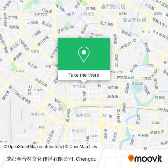 成都金音符文化传播有限公司 map