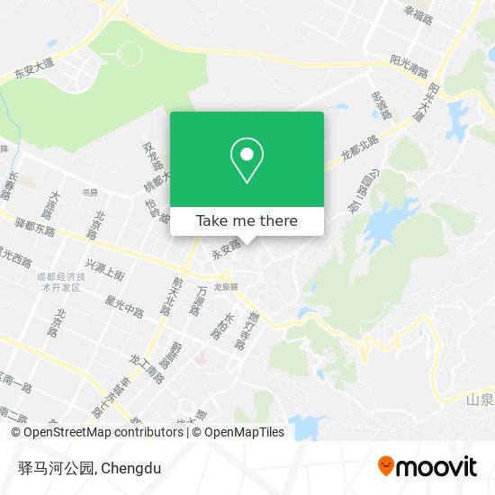 驿马河公园 map