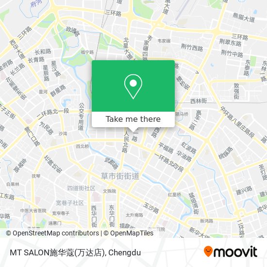 MT SALON施华蔻(万达店) map