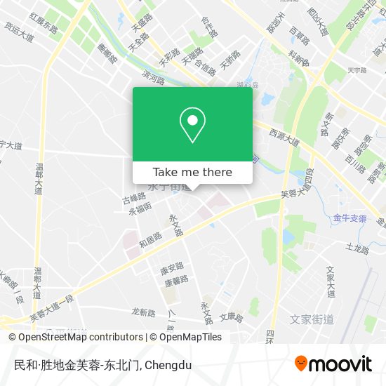 民和·胜地金芙蓉-东北门 map
