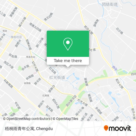 梧桐雨青年公寓 map