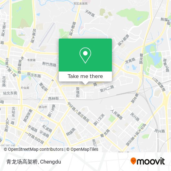 青龙场高架桥 map