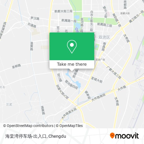 海棠湾停车场-出入口 map