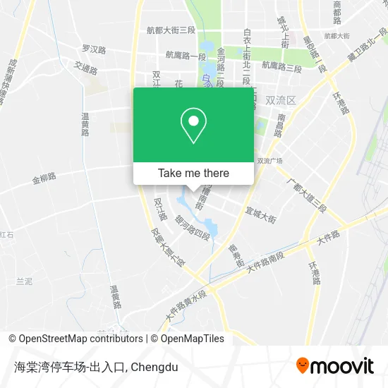 海棠湾停车场-出入口 map